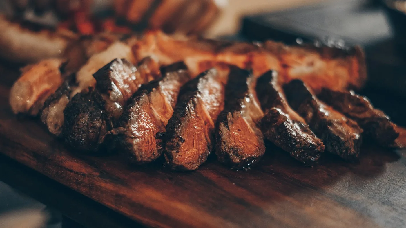 Pan-Seared Ribeye Steak with Garlic Herb Compound Butter